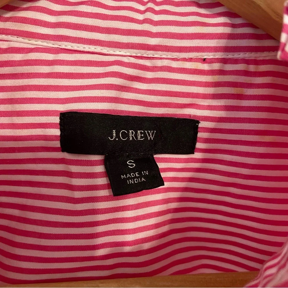 J. Crew Ruffleneck Classic Boy Fit button down shirt
